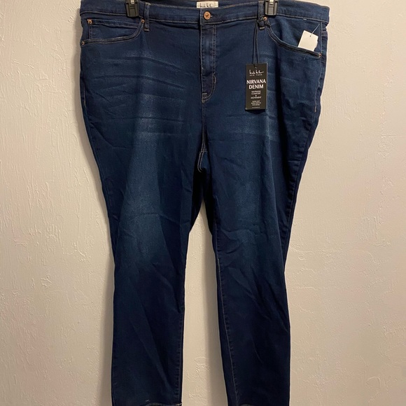 Nicole Miller Nirvana Denim Soho High Rise Skinny Jeans - Picture 1 of 2